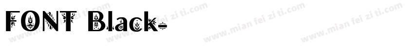 FONT Black字体转换